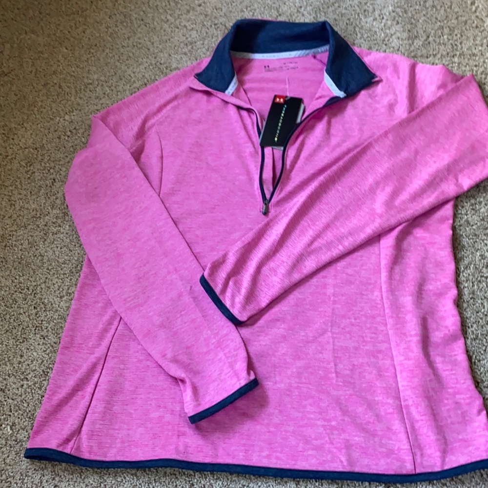Under Armour Fitted Heat Gear quarter zip, XL
